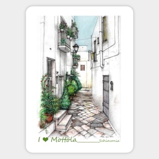 I love Mottola, schiavonia (3), Puglia, Italy Sticker